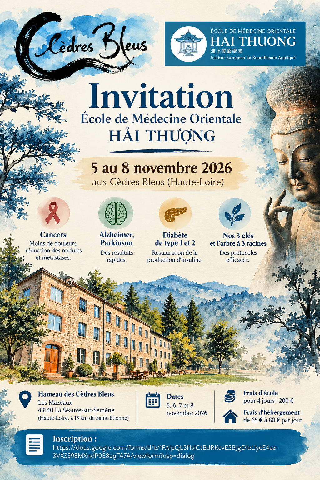 Cèdres Bleus — Invitation Hai Thuong 2026